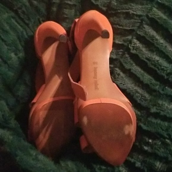 Luxury Rebel Orange Sandal Heels - Picture 4 of 4